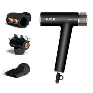 Shark SpeedStyle PRO Black Hair Dryer with 3 Attachments